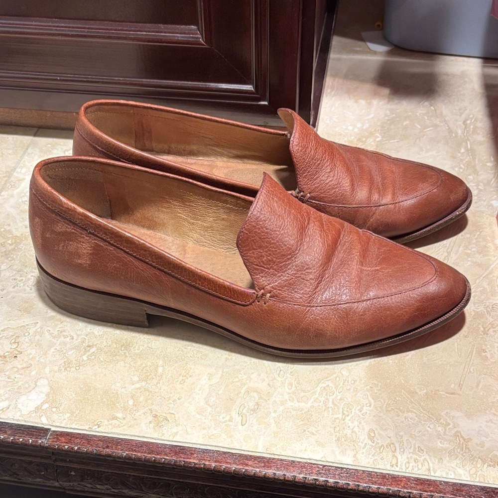 Women’s Brown Leather Loafers
